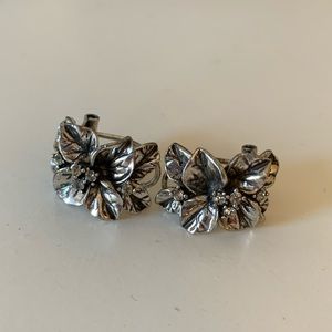 Timeless vintage earrings silver one of a kind